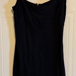 Jessica McClintock Black Cocktail Dress with Back Zip